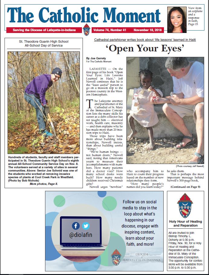 diolafin's tweet photo. Pictures from #GCServes, @GuerinCatholic Day of Service, @CathedralStMary parishioner who has made more than 20 mission trips to Haiti, Liturgy of Marriage Retreat @stjosephretreat, and more in the newest #CatholicMoment. Read all about it... https://t.co/cuLMXaMOJS https://t.co/uAq5qawf6x