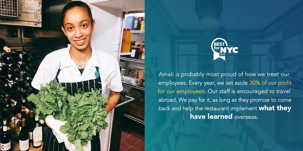 BestforNYC's tweet photo. Why in the world would your company fund employee vacations abroad? Well, Amali does just that. Hear about inspiring practices that are improving job quality in NYC: https://t.co/F9WW4oZXBw https://t.co/fjfgVL3jjt