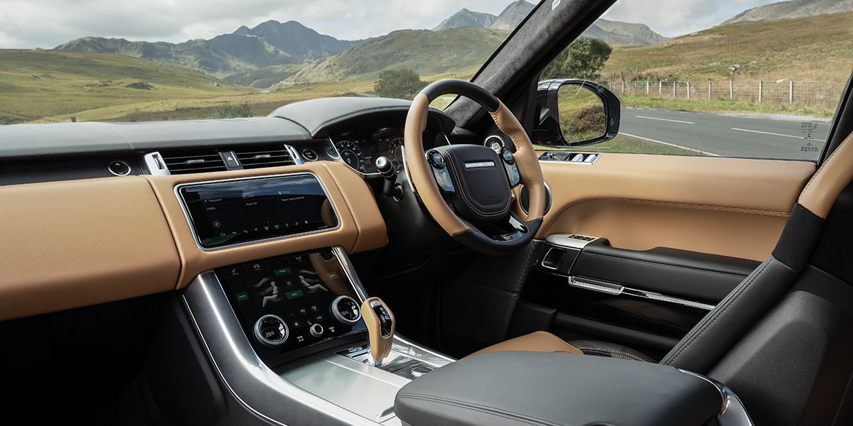 RangeRover's tweet photo. #RangeRoverSport #SVR - every road is a playground from this perspective. Design your Range Rover Sport SVR now: https://t.co/PzdZEoaSRU #SV #SpecialVehicleOperations https://t.co/TQaWciCWyj