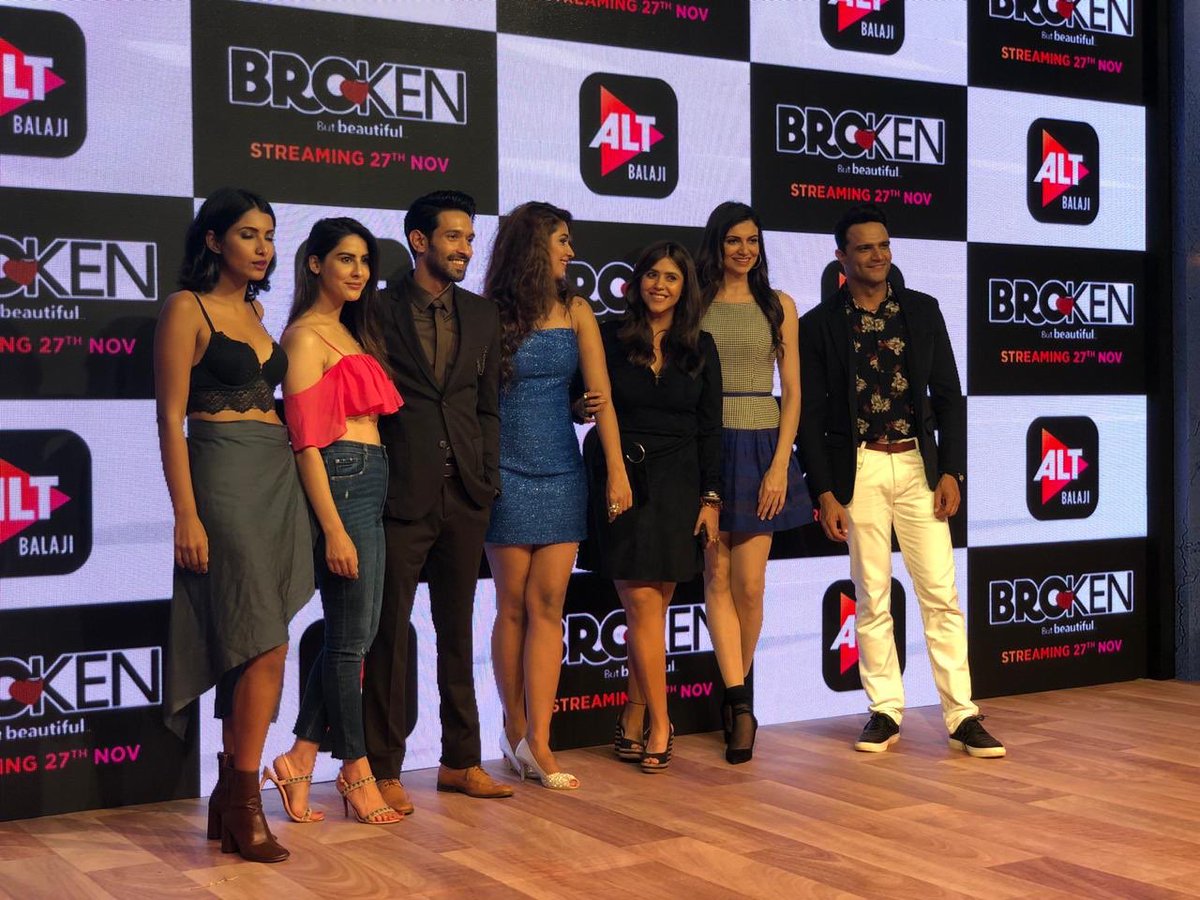 @altbalaji’s #BrokenButBeautiful music launch #YehKyaHua #Sohnea #LauteNahi @shreyaghoshal @paponmusic @ektaravikapoor #pooja #ALTBalajiOriginal #VikrantMassey #HarleenSethi