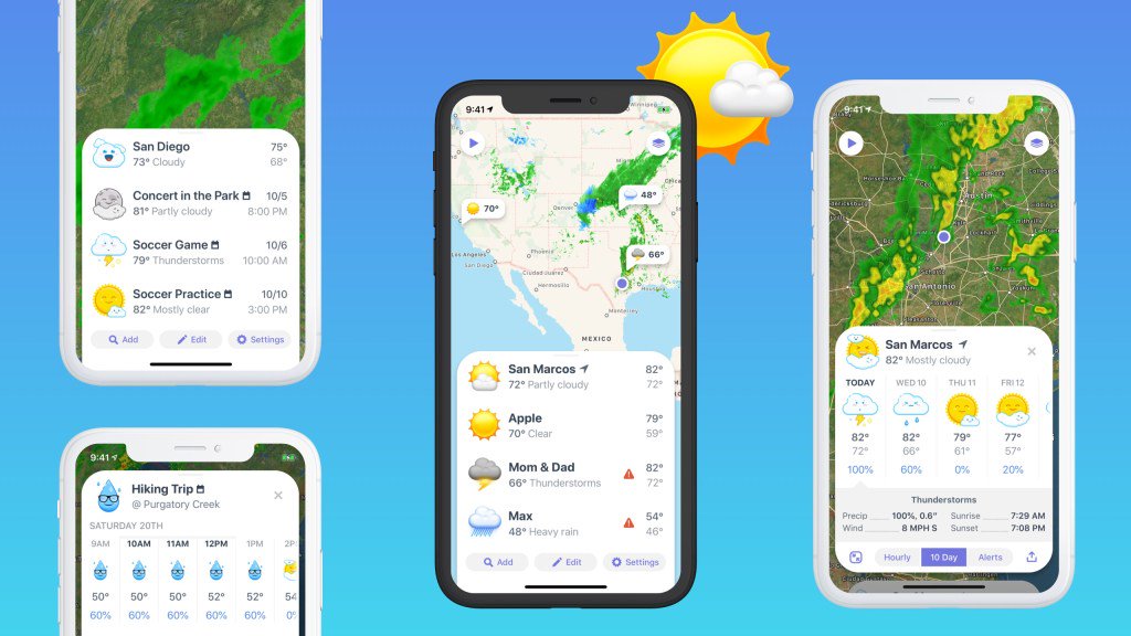 Weather Up’s app can give you forecasts for your calendar events tcrn.ch/2Pxmona by @sarahintampa
