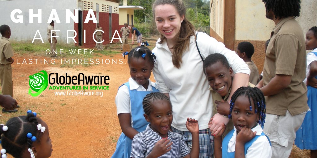 GlobeAware's tweet photo. Plan the #ultimateweek of #giving next year in #Ghana. https://t.co/10meeVav08 #GlobeAware #community #education #nonprofit #volunteervacations #studenttravel https://t.co/Vrlc5G9eBR