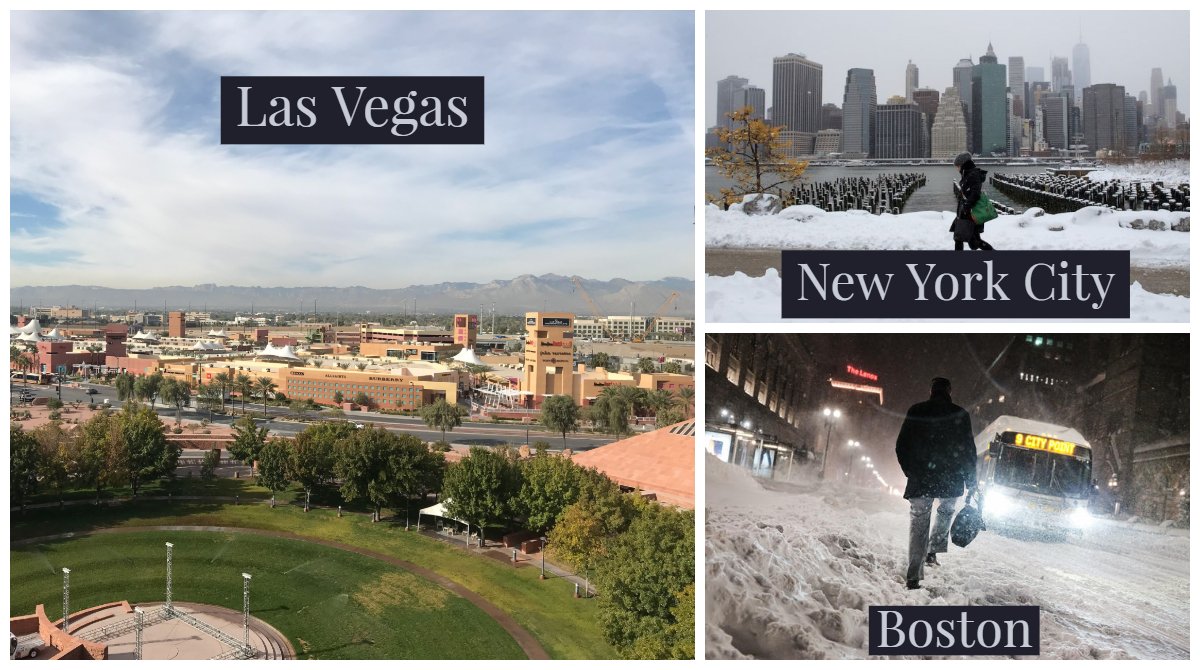 ClarkCountyNV's tweet photo. #FridayFeeling - Our weather vs. their weather. #Vegas https://t.co/RRYQP1EC55
