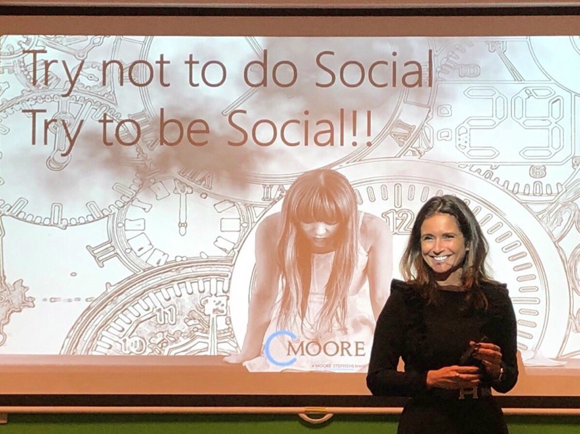 avanoosterhout's tweet photo. Try not to do social. Try to be social! Training #SocialSelling bij @VanRoeybe https://t.co/1qvqDMfMVq