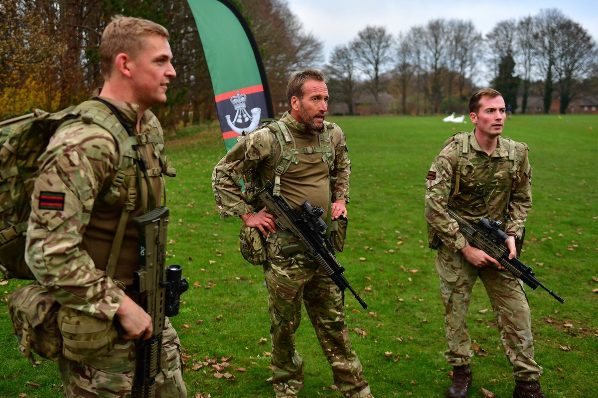 @Benfogle joins members of the Battalion getting put through their paces conducting the Army’s new fitness test. #fittofight