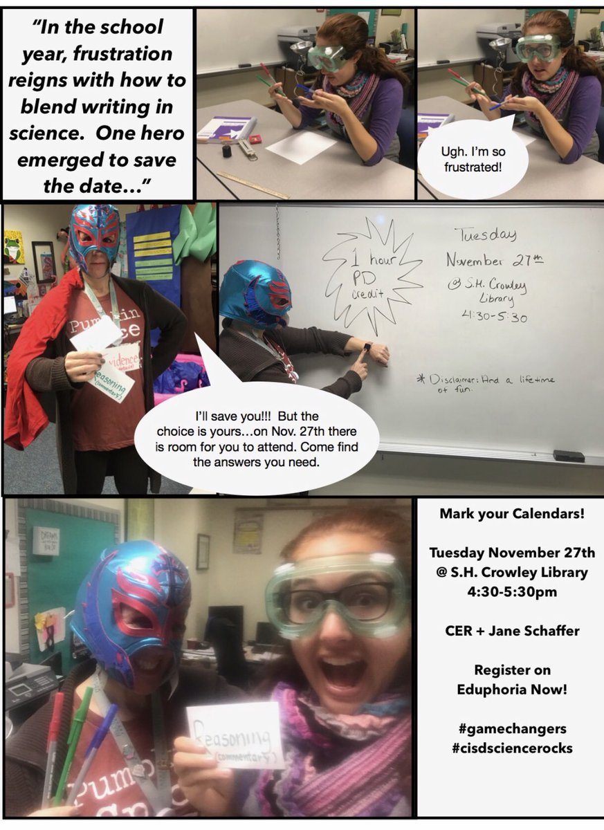 Fryentist's tweet image. #CISDGameChangers  #cisdsciencerocks