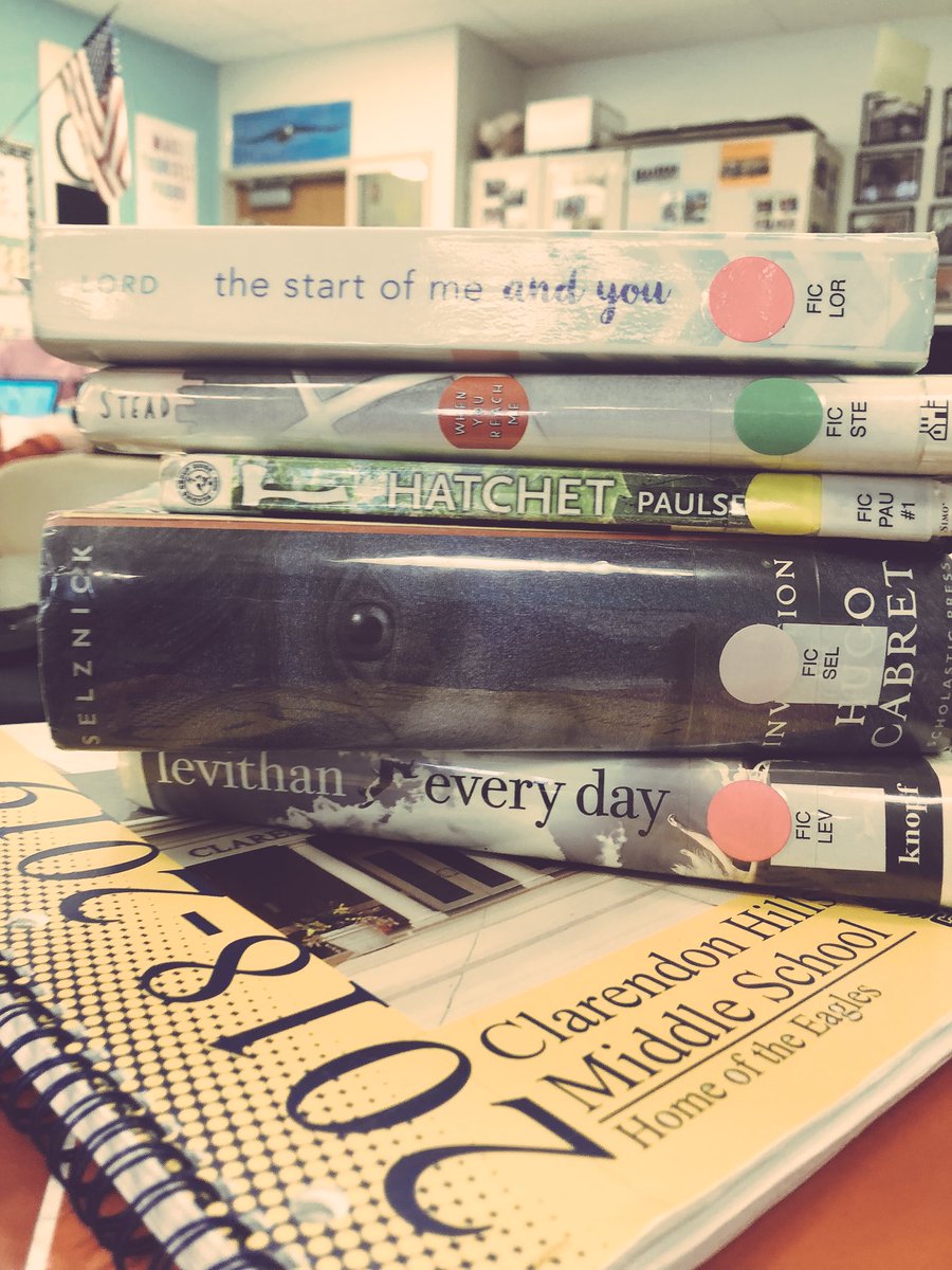 Stocking up at the @CHMSLibrary #bookfair and MRC - thankful for such great books to read over the long week off! 📚 🦃