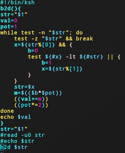 devopsunicorn's tweet image. b2d() #ksh #oldskool #scripting