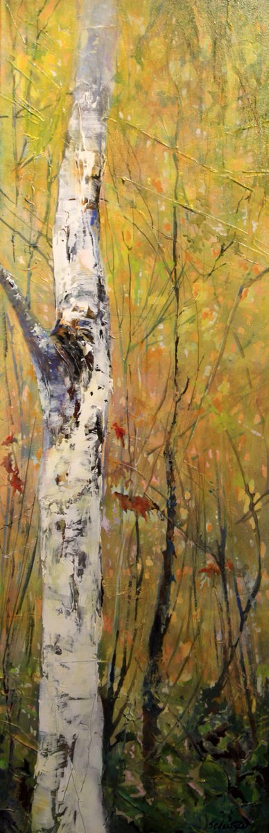 SheilaSchaetzle's tweet photo. In the studio #painting chatting with #collectors this #yycartist is #thinkcdnart #sheilaschaetzle loves #color #artoftheday #dailychats #collectart https://t.co/VhvGllxeEv
