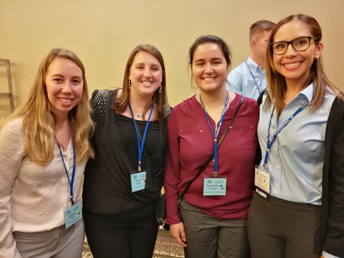 Awesome #WomeninMetalcasting representing <a href="/uni_mcc_amc/">Metal Casting Center</a> @NeenahFoundryCo <a href="/lizhamedina/">Lizeth Medina Balliet</a> at #FEFCIC. Proud to call these women colleagues.