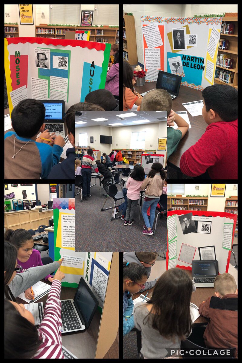Fields_Library's tweet photo. It was another great week at Fields Elementary. 3rd grade Animal Habitat research and 4th grade museum walk on Empresarioβs. @NISDFields @NISDLib #ThisIsFields #ThisIsNorthside #supportingcurriculum #flexscheduling https://t.co/hqYtsc92YN