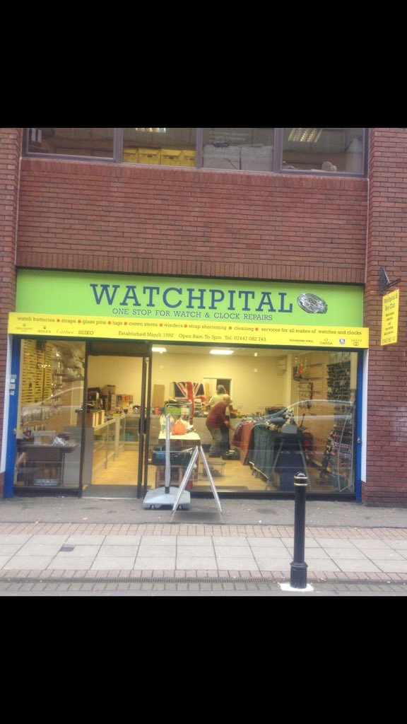 WATCHPITAL's tweet photo. WATCHPITAL Shop one stop Shop for watch batteries,strap,clock repairs, household and car keys cut smoking gears and many more. We are still the best value for money with your designer watches.  #eokingShopping#WokingChristmas#WeareWoking#GodWithUs https://t.co/bClP1HLARw