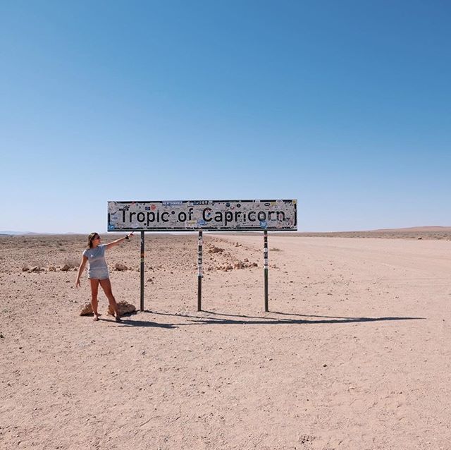CFPotter17's tweet photo. Over 2,300km in and we hit the Tropic of Capricorn line! https://t.co/iullrJhiTL https://t.co/q26nRZ6ykx