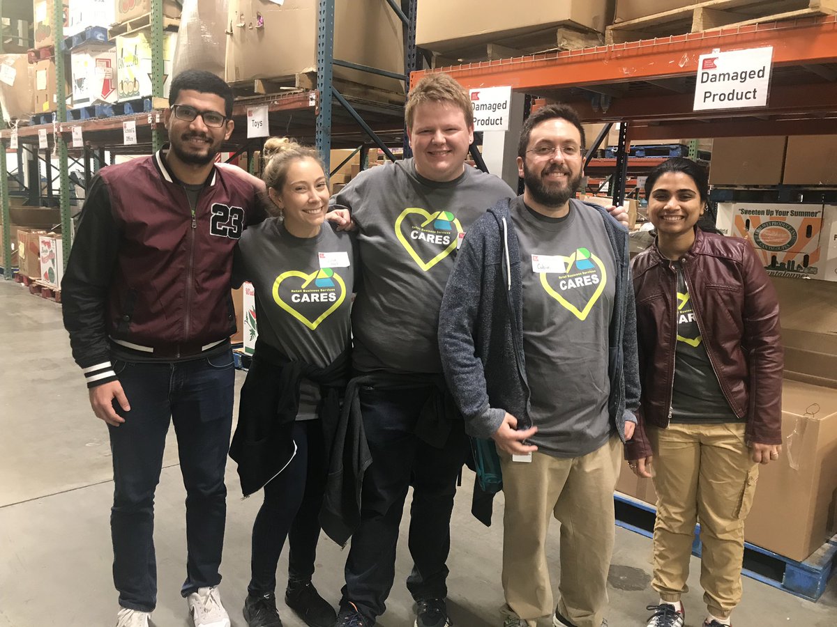 notmadeofbeef's tweet photo. Spent today volunteering at the Second Harvest Food Bank in Charlotte with coworkers today! Had a great time sorting through the generous donations and preparing them for distribution. #RBSCares @RBServicesNews https://t.co/4I6H8YIVod