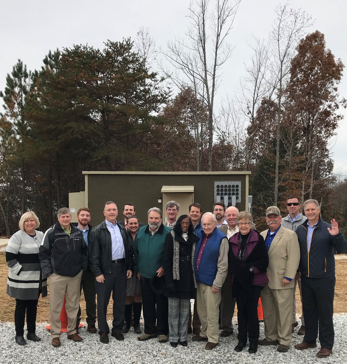 Firefly Fiber Broadband staff met with its Board of Directors this week to discuss our big plans on the horizon. We had fun putting our boots to the ground in one of our fiber huts! #boardofdirectors #Appomattox #Fiber #Broadband #Internet #ruralvirginia #Gigabit #makingprogress