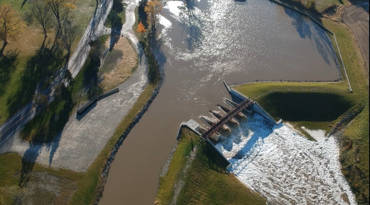 MarkRiceMark's tweet photo. Got some great photos today of the completed Lake Loramie spillway project.  What an honor it was to be a part of this project, had a lot of great support to get it completed. https://t.co/a2CpjXPLhU