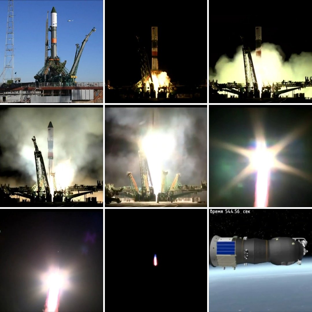sarahmldnenbr's tweet photo. #Liftoff #Progress71 #ProgressMS10 #rocket launched from #Baikonur Kazakhstan. A resupply cargo for @Space_Station #Expedition57
(Screenshots from @NASA live on @YouTube ) https://t.co/8c4N36rFCy