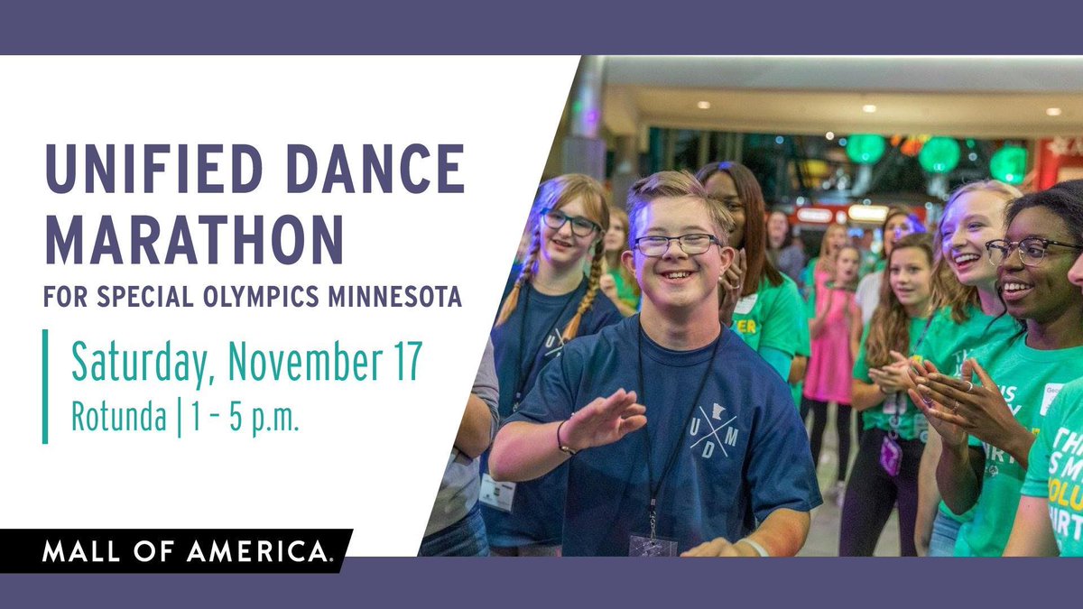 We're just 1⃣ day away from the @udmsomn! Put on your dancing shoes + come support <a href="/SOMinnesota/">Special Olympics Minnesota</a> for a day filled with fun + special guests! #DanceUnified More info: bit.ly/2KazDUC