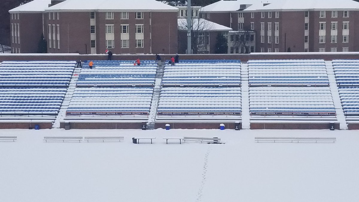 Bucknell_OE's tweet photo. Huge shout out to our staff helping get the stadium ready for tomorrow's @Bucknell_FB. https://t.co/a1XsYFqkLe