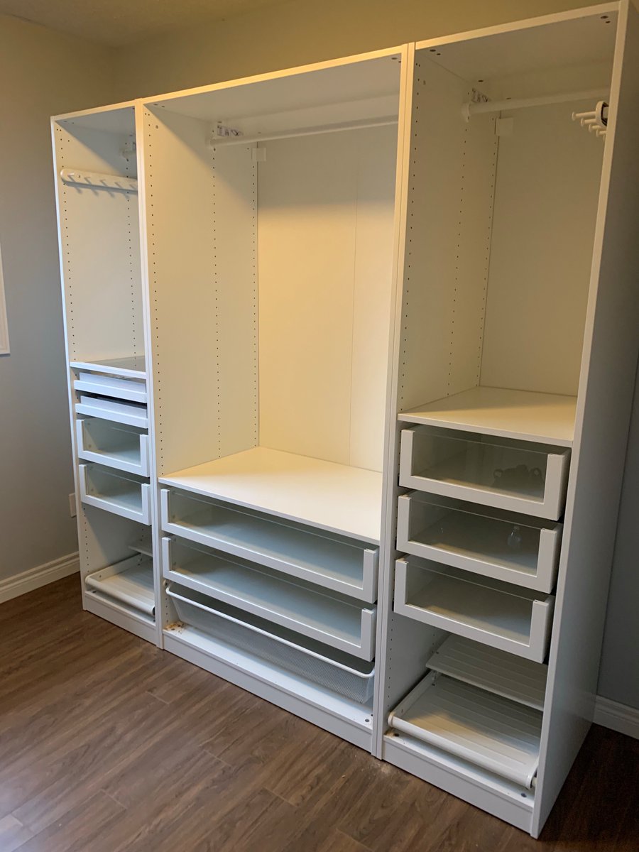 Take a look at this great ##IKEA #PAX Wardrobe Our team installed! 
#Assembly #GTA #Toronto #FurnitureAssembly