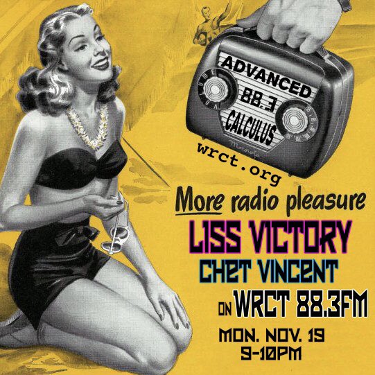 lissvictory's tweet photo. 📻 #WRCT 88.3 📻 #LIVE on your #FM dial MONDAY, Nov. 19, I’m #LissVictory sharing an hour of acoustic songs with my friend #ChetVincent on Advanced Calculus! On my very fav #radio station in #PGH! Or stream online @tunein or https://t.co/TtpPVhHlil
#songwriters #pghMusic https://t.co/haq7rxlhbI