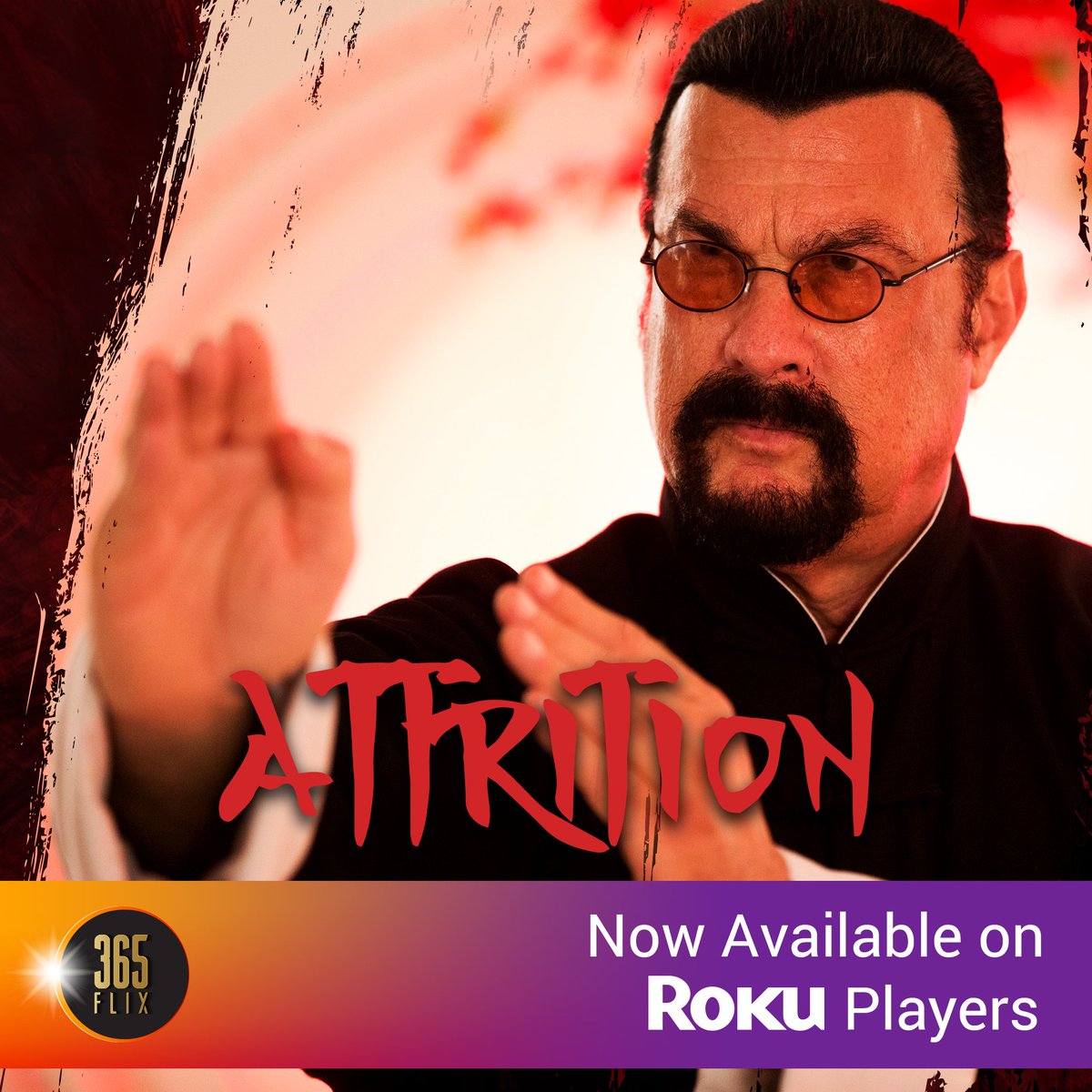 365Attrition's tweet photo. #Attrition is now available on #ROKU! 
What is your favorite #scene in Attrition? Let us know in the comments below!
Get your access now through the link below and get exclusive Steven Seagal teaser clips and more!
https://t.co/IszaFuFgTQ

#StevenSeagal #aikido #martialarts https://t.co/KwexBmuN3A