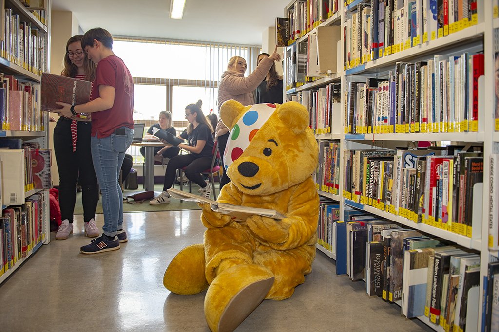 CumbriaUni's tweet photo. It's almost time for #ChildreninNeed! Tune in to @BBCLN tonight to see our #BramptonRoad campus, and show your support for @BBCCiN. Our students will be helping to run the show - good luck everyone! https://t.co/seTdLsL8Mv