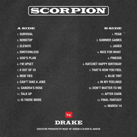 39. Scorpion - Drake