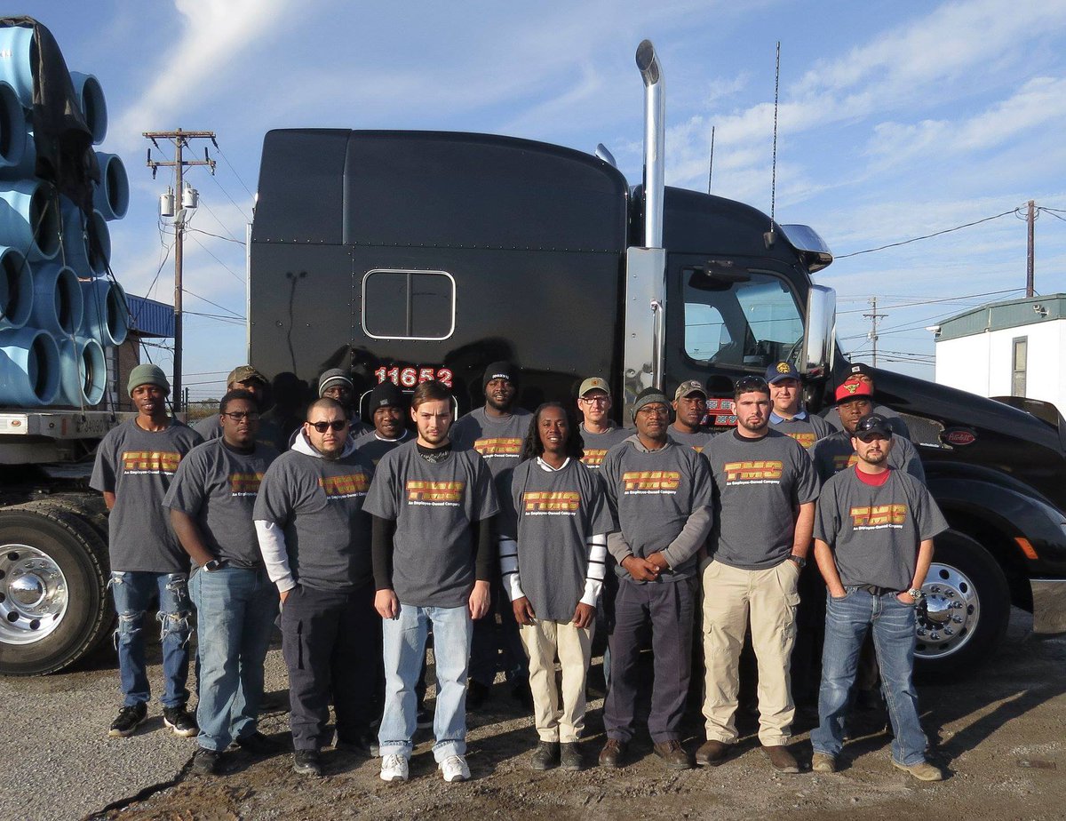TMCTRANS's tweet photo. Wrapping up another great class! Come join the Black & Chrome! WE ARE EMPLOYEE-OWNED!! #ESOP #Orientation #GraduationDay #TimeForTraining https://t.co/6sjKwxjQBf