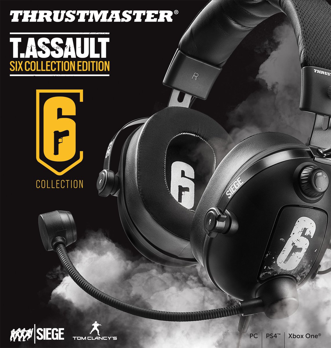 TMThrustmaster's tweet photo. [US/CAN Only]
Want to step up your game with a brand new T.Assault Six Edition Headset? LIKE, RETWEET and FOLLOW this account for a chance to win one of the brand new official #RainbowSixSiege headsets for FREE. Sweepstakes end November 18th @ 11:59 pm. https://t.co/H9yO8tf2dn