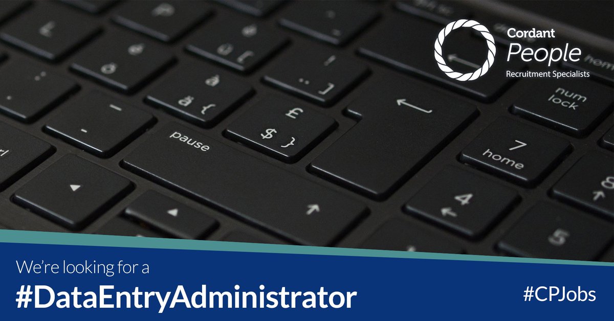 UKRecruitmentCo's tweet image. #NowHiring a #DataAdministrator in #Thornaby. #CPJobs #JobVacancy #NewJob #TweetMyJobs apply here bit.ly/2DdBAP0