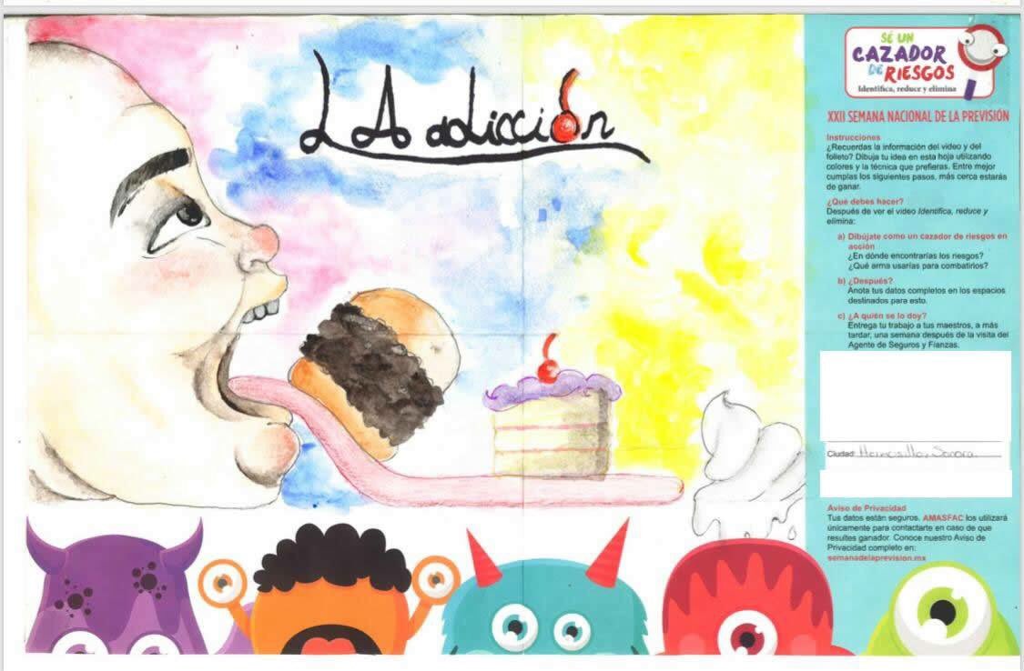Excelentes resultados en la 22 Semana de la Previsión.
Visitamos más de 9100 niños en 60 escuelas. Participamos más de 90 Agentes y funcionarios de aseguradoras.
Recibimos 2435 dibujos de niños que decidieron ser Cazadores de Riesgos y logramos 2 primeros lugares a nivel nacional
