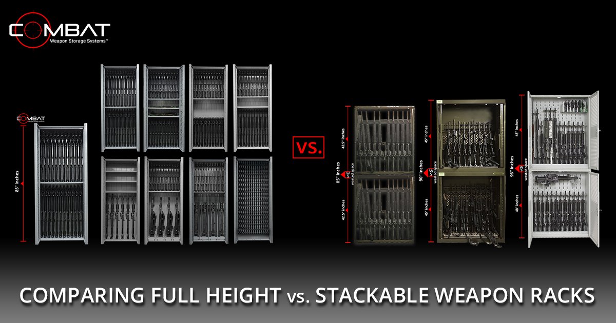 weaponstorage's tweet photo. Comparing Full Height vs. Stackable Weapon Racks
https://t.co/WCqFXWtoSV
#fullheightweaponracks
#smallarmsstorageracks
#weaponracks
#weaponstorage
#combatweaponracks https://t.co/GSPd1r4s3b