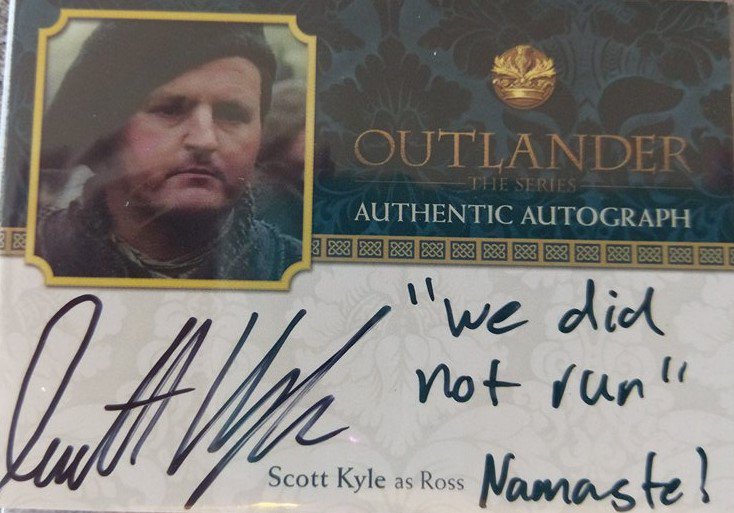 OutlandishTPost's tweet photo. #Outlander has TRADING CARDS! Did you know??? Collections are amazing! See what the fuss is here! #OutlandishTPost and #OutlandishTco Buy them NOW! TRADE them & complete the collection! Actual Signed Cards, not reprints! REAL Wardrobe pieces! Beautiful and Valuable https://t.co/AuhRk28u3M