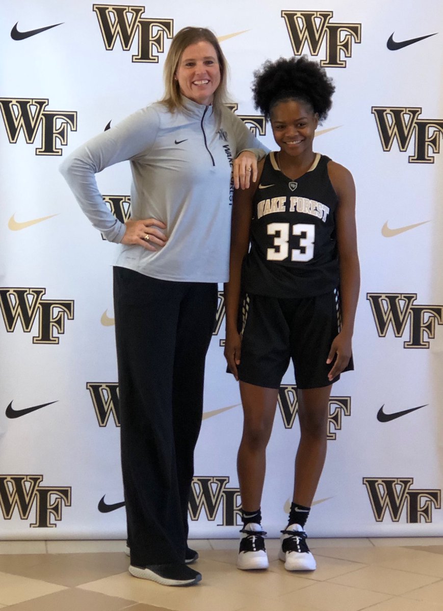 coach_lafave's tweet photo. Congratulations to Davidson Day School Junior Nevaeh Brown on her offer from Coach Hoover at Wake Forest University today. We are proud of you Nevaeh! https://t.co/A17AXkJVbM