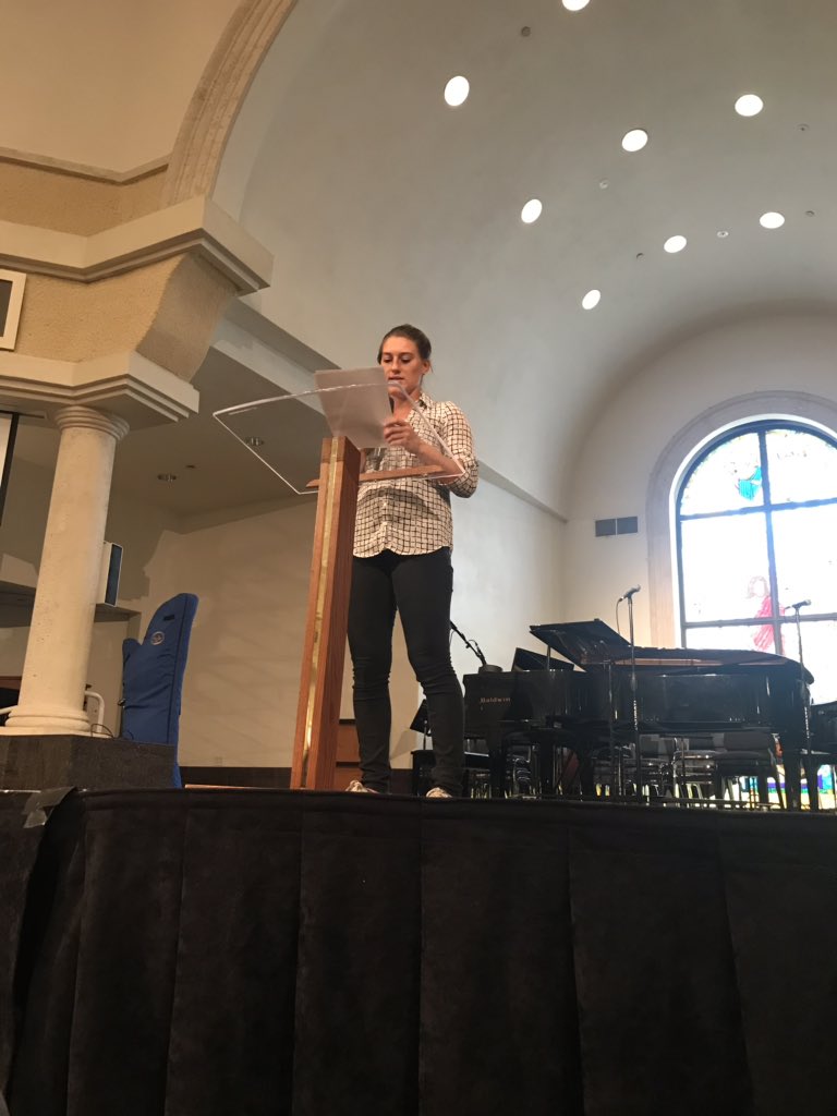 SailfishSB's tweet photo. Extremely proud of our very own Maggie West for speaking at FCA Chapel today! #TEAM2 #JesusBrand https://t.co/DAnjYT2H2G