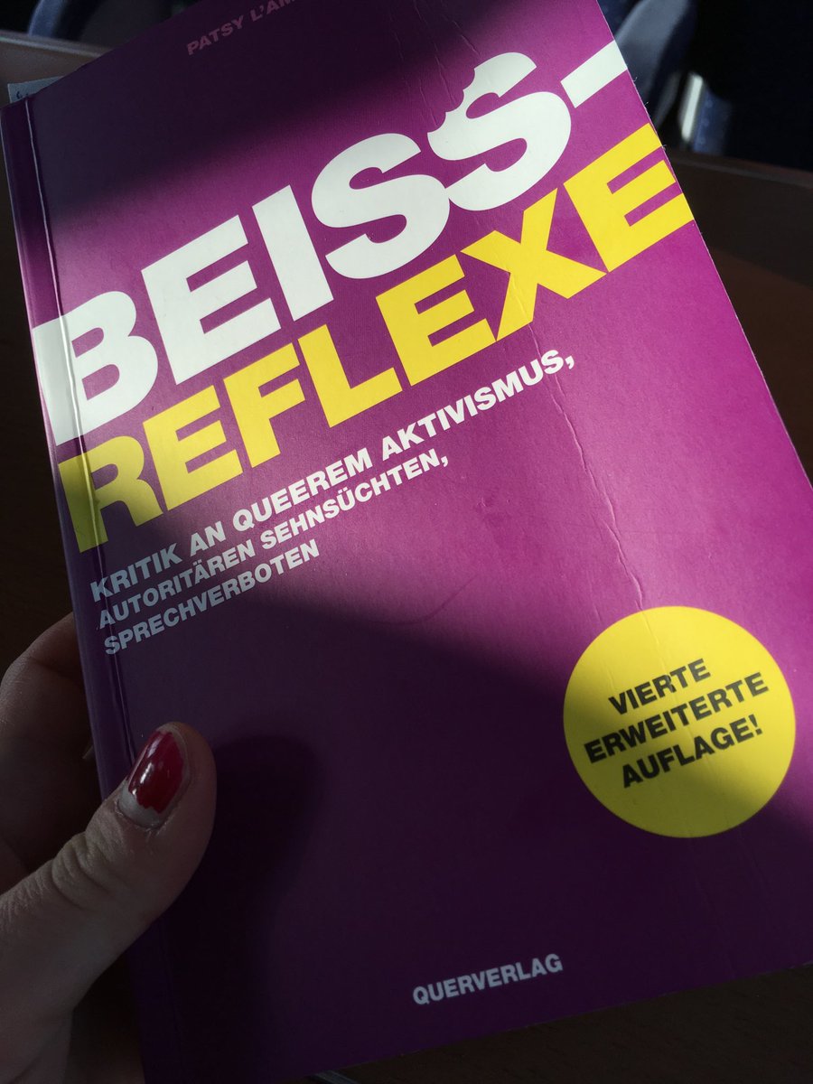 twena's tweet photo. Ich kann nicht allen Inhalten zustimmen und ich finde manche Argumentation bemüht, aber ich kann dem Grundtenor der Verteidigung des aufgeklärten Sprechens, den Herausgeberin Patsy L’Amour Lalove hier vertritt, sehr viel abgewinnen #beissreflexe https://t.co/4hwGvEheRx