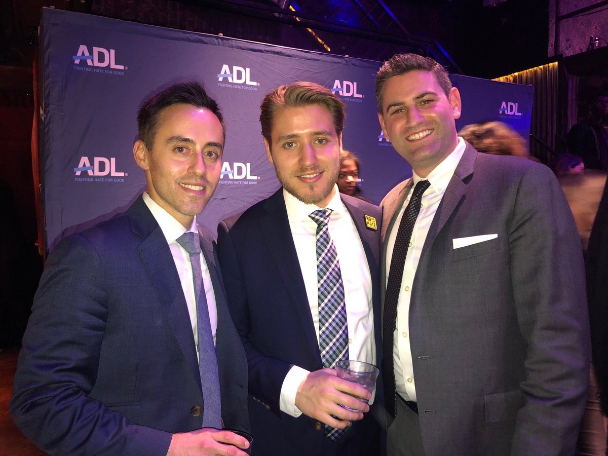 Attorneys Daniel Wagowski, Edward Heppt and Christopher Miskolczi at the @ADL_National  #Imagine Gala.  We are very proud to support such a powerful evening dedicated to creating a world without hate. #ADL #NYC #ImagineAWorldWihtoutHate