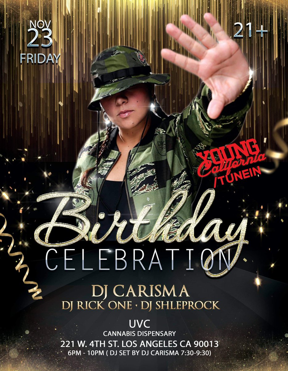 UVCWellness's tweet image. Save the date #dtla You don't want to miss this. @DjCarisma