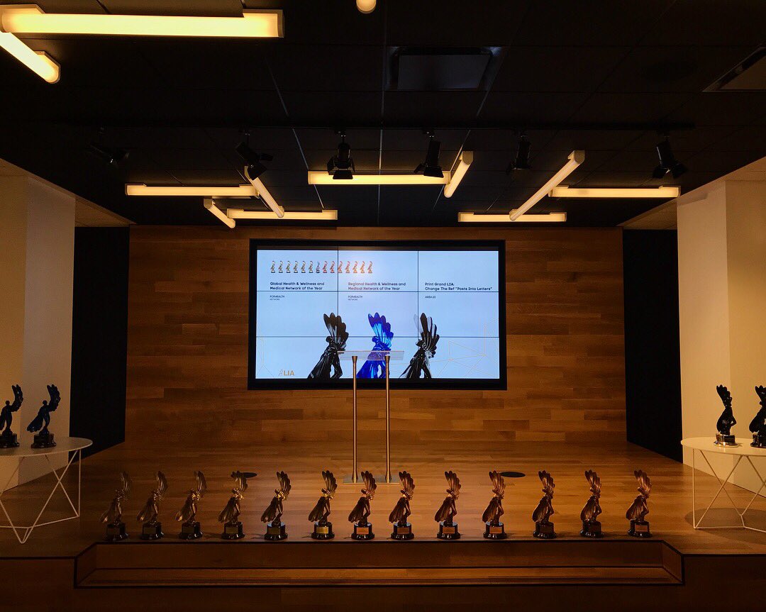 FCBHealthNY's tweet image. Thank you to those from LIA for coming to our home and presenting the trophies to all of our winners from the #fcbhealthnetwork! 🏆 #LIAS #londoninternationalawards #winners #neverfinished