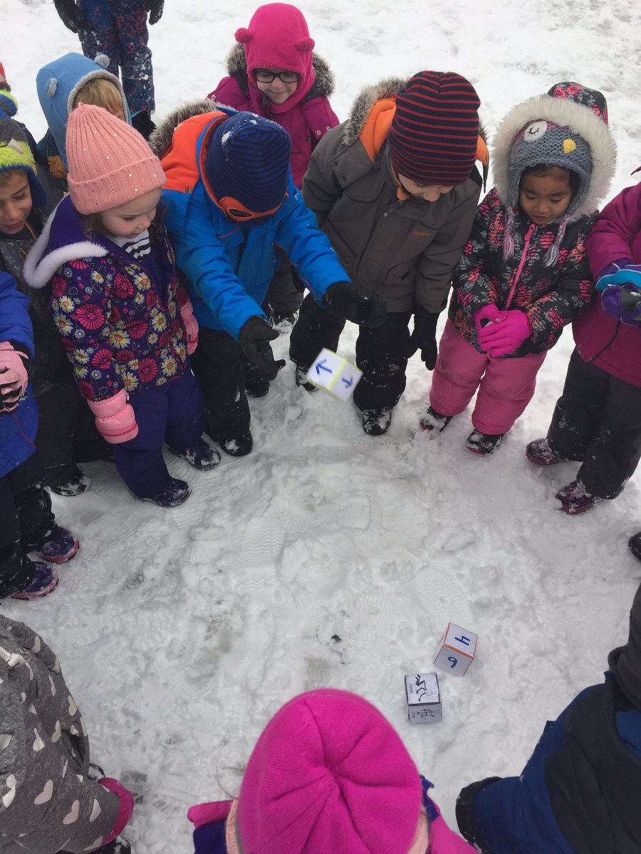 HTKCoding's tweet photo. Let it snow! Taking coding outside to our outdoor learning environment. #tllp #itscodeoutside #outdoorlearning @GoHurricanesGo https://t.co/jFh7etXohO