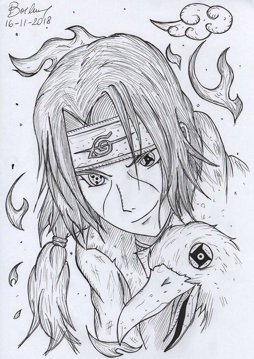 Barlume A Drawing For A Friend Itachi Uchiha Naruto ナルト