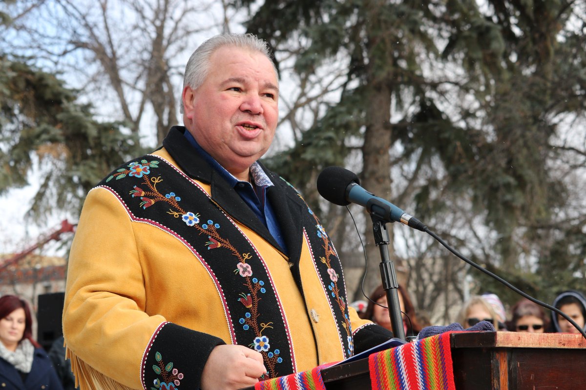 MBMetis_MMF's tweet image. Today, we gathered at the grave site of Louis Riel for our annual commemoration ceremony. Each year on the anniversary of his death, we honour Louis Riel and the sacrifices he made for the Métis Nation. #RememberRiel