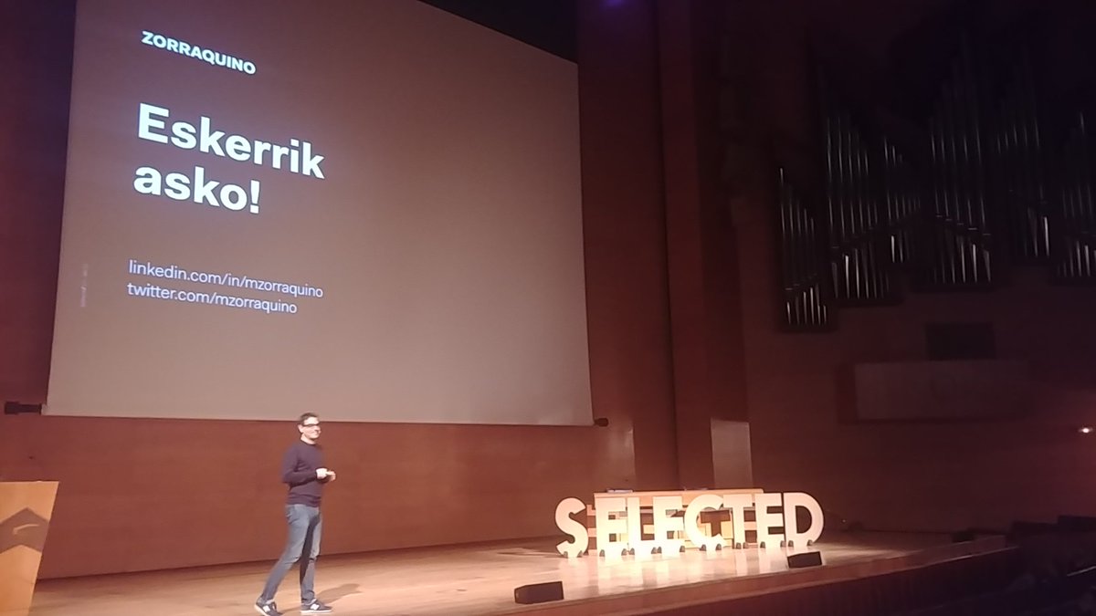 zorraquino's tweet image. Hasta aquí nuestro 'Diseño de experiencias digitales'. Larga vida a los designers! Eskerrik asko! 👏🏼#welovedesign #selectedbilbao #BBDW18 @SelectedBilbao @BIDC_eus