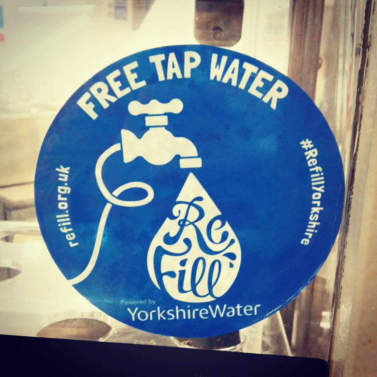 Bring your own bottle or cup and we'll fill it 👌