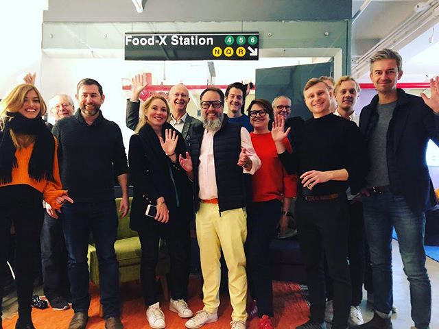 foodXhealth's tweet photo. Super fun visit from the Swedish American Chamber of Commerce, New York this week #swedishamerican #saccny #foodx #foodxmovement π·: @foodxmovement https://t.co/u2H1HlAozd