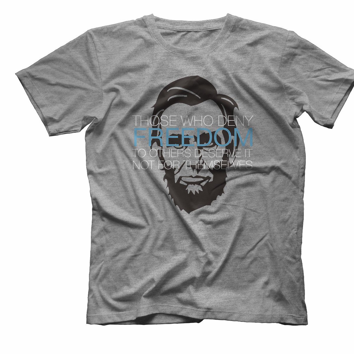 RightTees's tweet photo. We're giving away a FREE Abraham Lincoln quote shirt to 5 random followers. Follow and retweet to be entered to win.

"Those who deny freedom to others deserve it not for themselves." 

Drawing will be held on Monday, November 19th.

https://t.co/YzAl1pMTEI https://t.co/xZZdGcnTnq