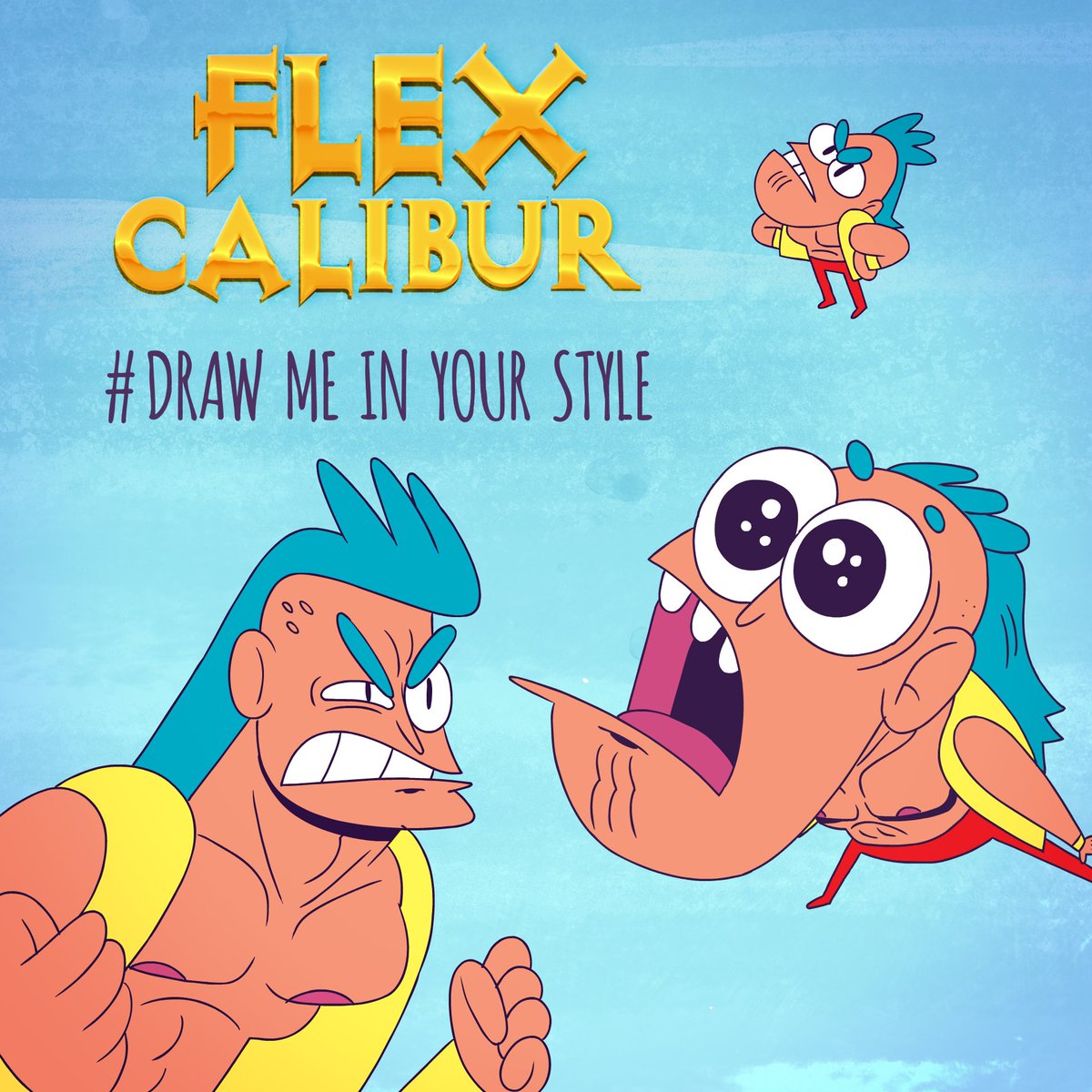 exit73studios's tweet photo. Flex Calibur's model and style changed so much through out the short, we'd love to see him in your own style! Just make sure to tag @exit73studios and we'll be sure to share it.
#drawthisinyourstyle #drawinyourstylechallenge #drawinyourownstyle #flexcalibur #drawmeinyourstyle https://t.co/9bNEmKw0cs