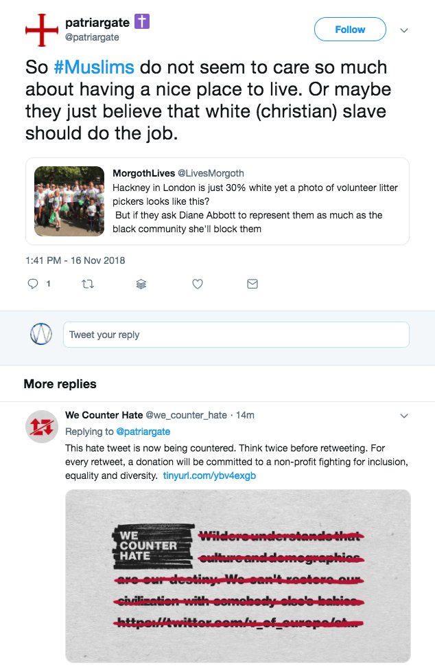 We Counter Hate tweet media