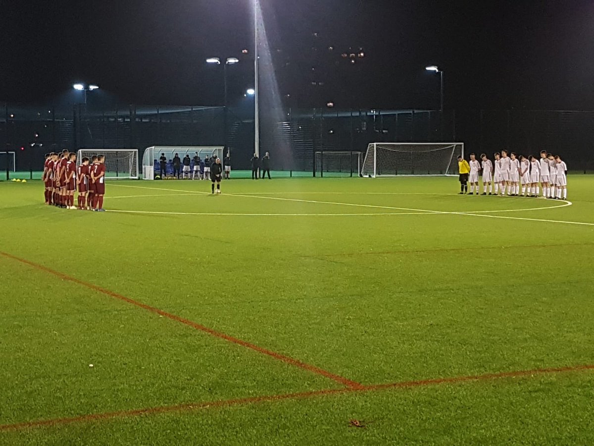 Both sides held a minute’s silence in memory of 17 year old Glenrothes Athletic player Ethan King, who tragically died in a car accident on Sunday morning. Our thoughts are with his family and friends at this difficult time.